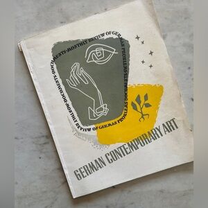 Vintage 1952 edition of GERMAN CONTEMPORARY ART Magazine/ Book